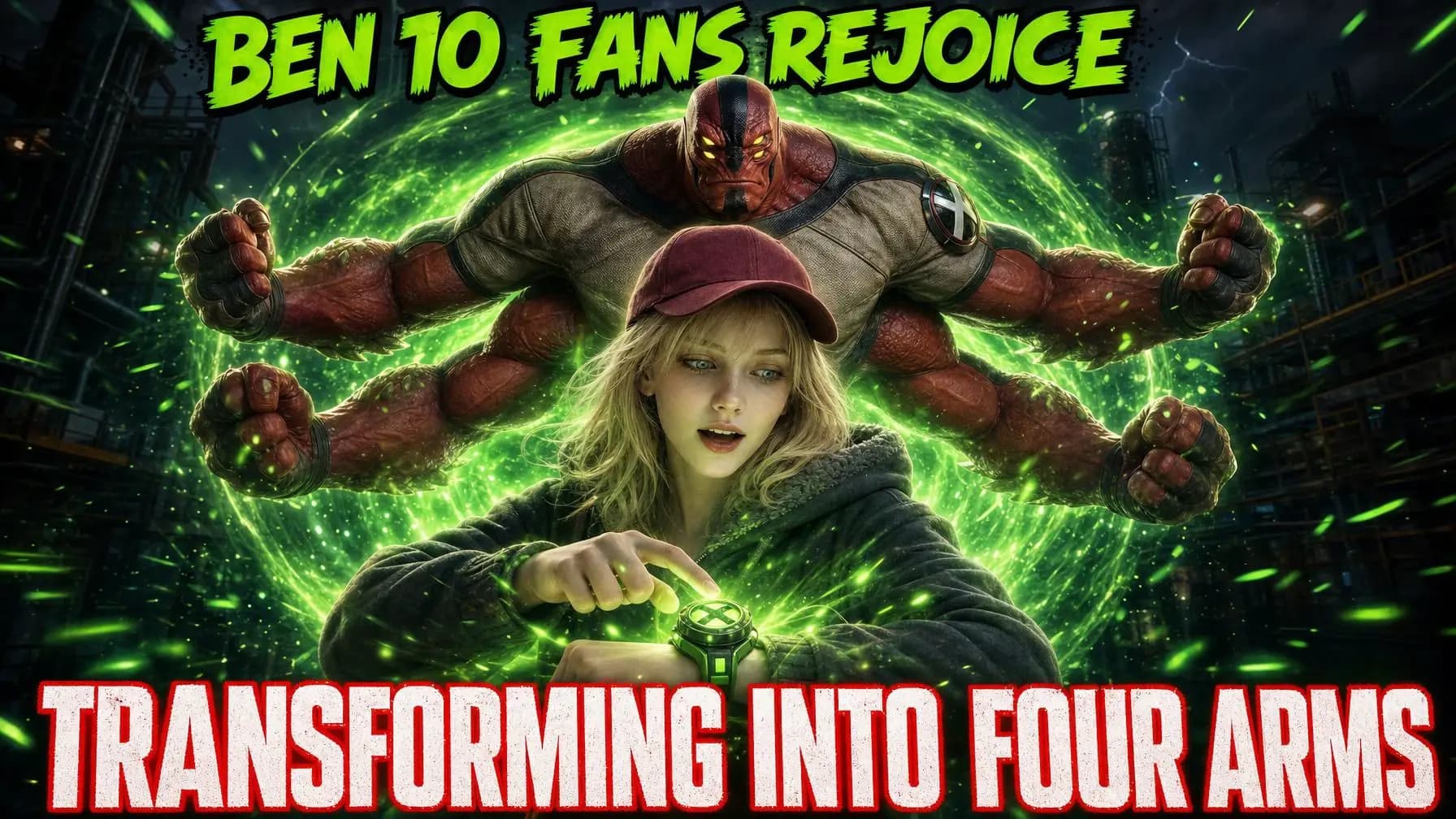 Ben 10 Fans Rejoice · Transform into Four Arms